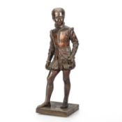 AFTER BARON FRANCOIS-JOSEPH BOSIO (FRENCH, 1768-1845), A BRONZE FIGURE OF THE YOUNG HENRY IV