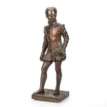 AFTER BARON FRANCOIS-JOSEPH BOSIO (FRENCH, 1768-1845), A BRONZE FIGURE OF THE YOUNG HENRY IV