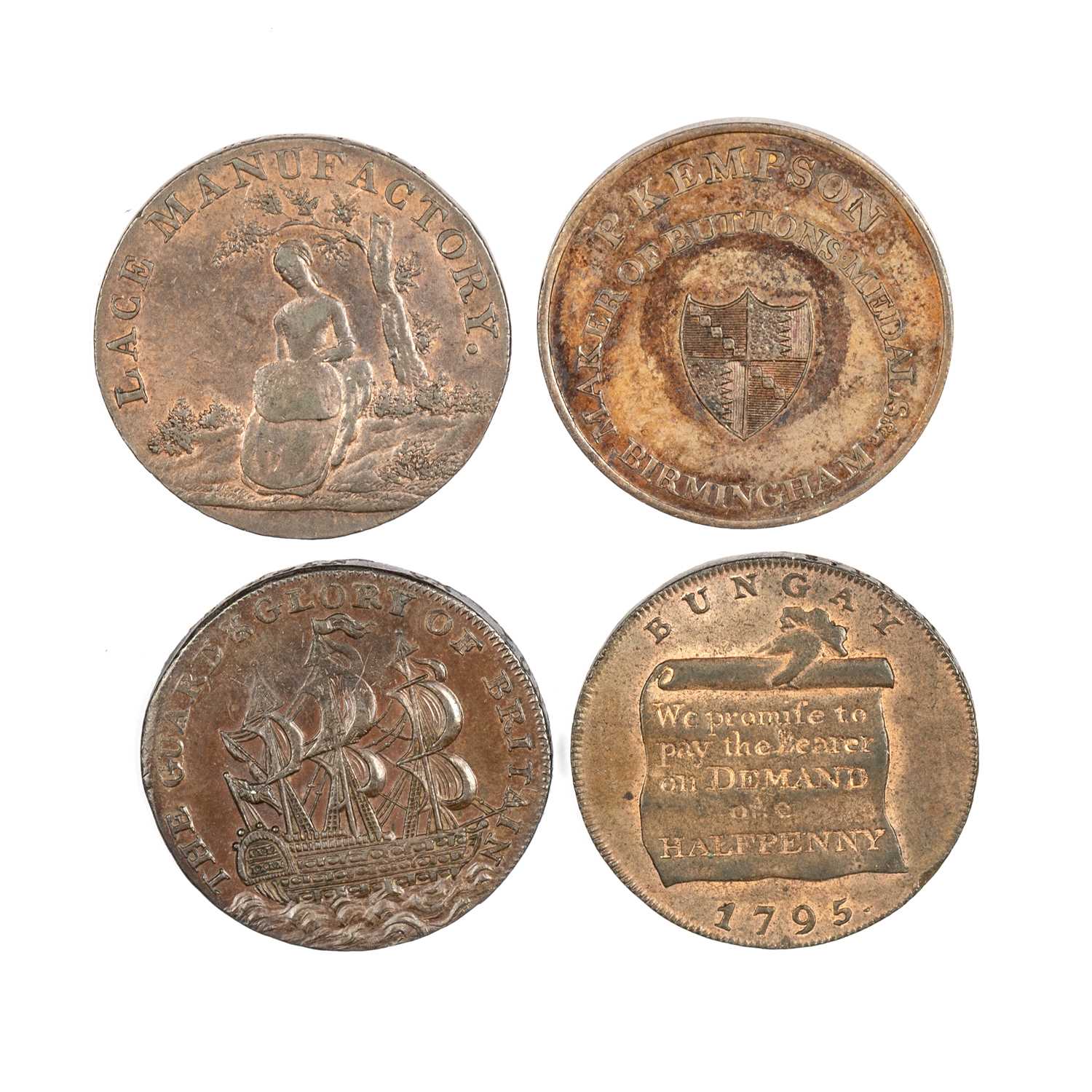 A GROUP OF TWENTY 18TH/ 19TH CENTURY PROVINCIAL TOKENS - Image 15 of 15