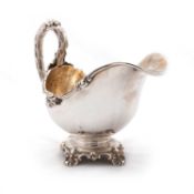 A VICTORIAN SILVER SAUCEBOAT