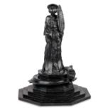 MORRIS SINGER FOUNDERS: A BRONZE FIGURE OF ST MARGARET AND THE DRAGON