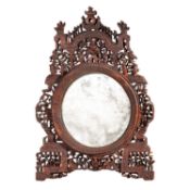 A CHINESE HUANGHUALI MIRROR, QING DYNASTY