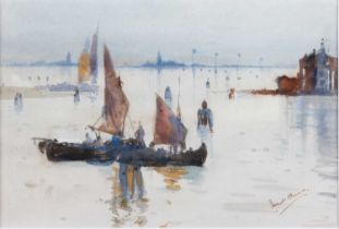 FRANK HENRY MASON RBA, RI, RBSA (1875-1965) PAIR OF VIEWS OF VENICE