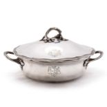 A FRENCH SILVER TUREEN AND COVER