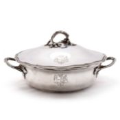 A FRENCH SILVER TUREEN AND COVER