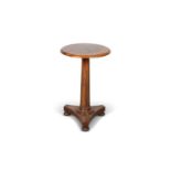 A WILLIAM IV TURTLE-STONE AND MAHOGANY OCCASIONAL TABLE