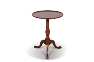 A GEORGE III MAHOGANY TRIPOD TABLE