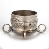 ARCHIBALD KNOX (1864-1933) FOR LIBERTY & CO, A TUDRIC PEWTER FERNER BOWL
