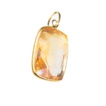 A CITRINE PENDANT