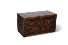 A MID-17TH CENTURY WALNUT AND EBONISED VARGUENO, SPANISH OR SPANISH COLONIAL