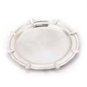 A GEORGE VI SILVER SALVER