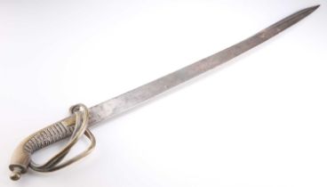 A RUSSIAN NAVAL SWORD, 1855 PATTERN, LATE 19TH/EARLY 20TH CENTURY