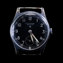 A UNIVERSAL GENEVE ROYAL DUTCH MILITARY WATCH HEAD