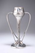 ARCHIBALD KNOX (1864-1933) FOR LIBERTY & CO, A TUDRIC PEWTER TULIP VASE