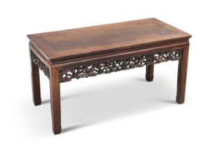 A CHINESE HONGMU KANG TABLE, EARLY 20TH CENTURY