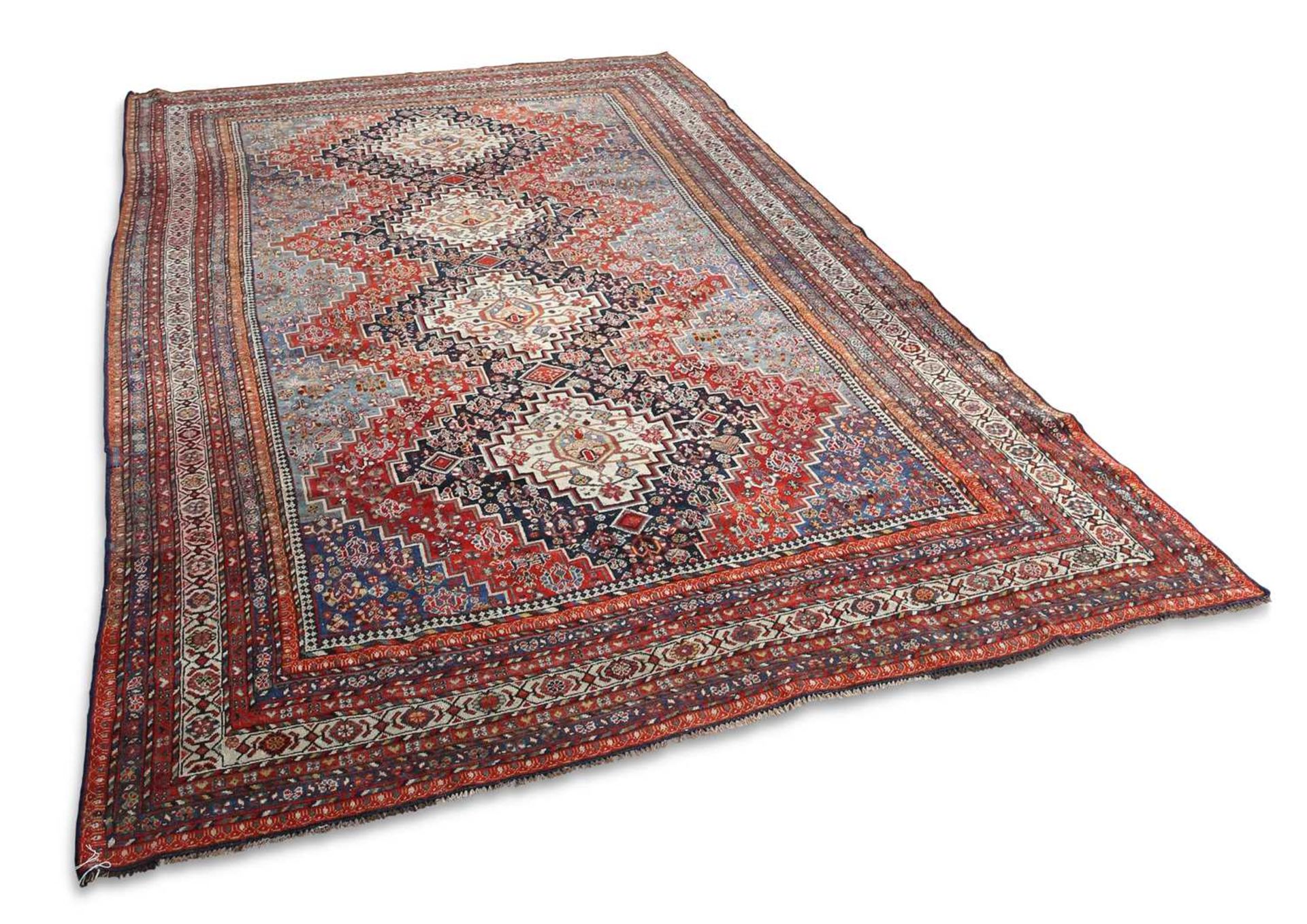 A QASHQAI RUG, C.1900