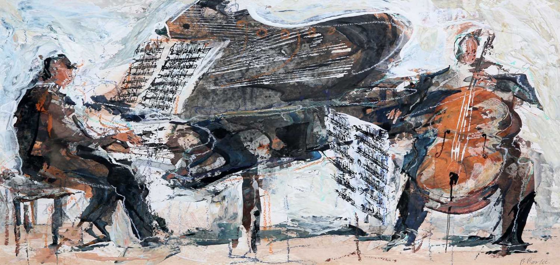 BERNARD ROOKE (BORN 1938) THE PIANISTS - Bild 2 aus 2