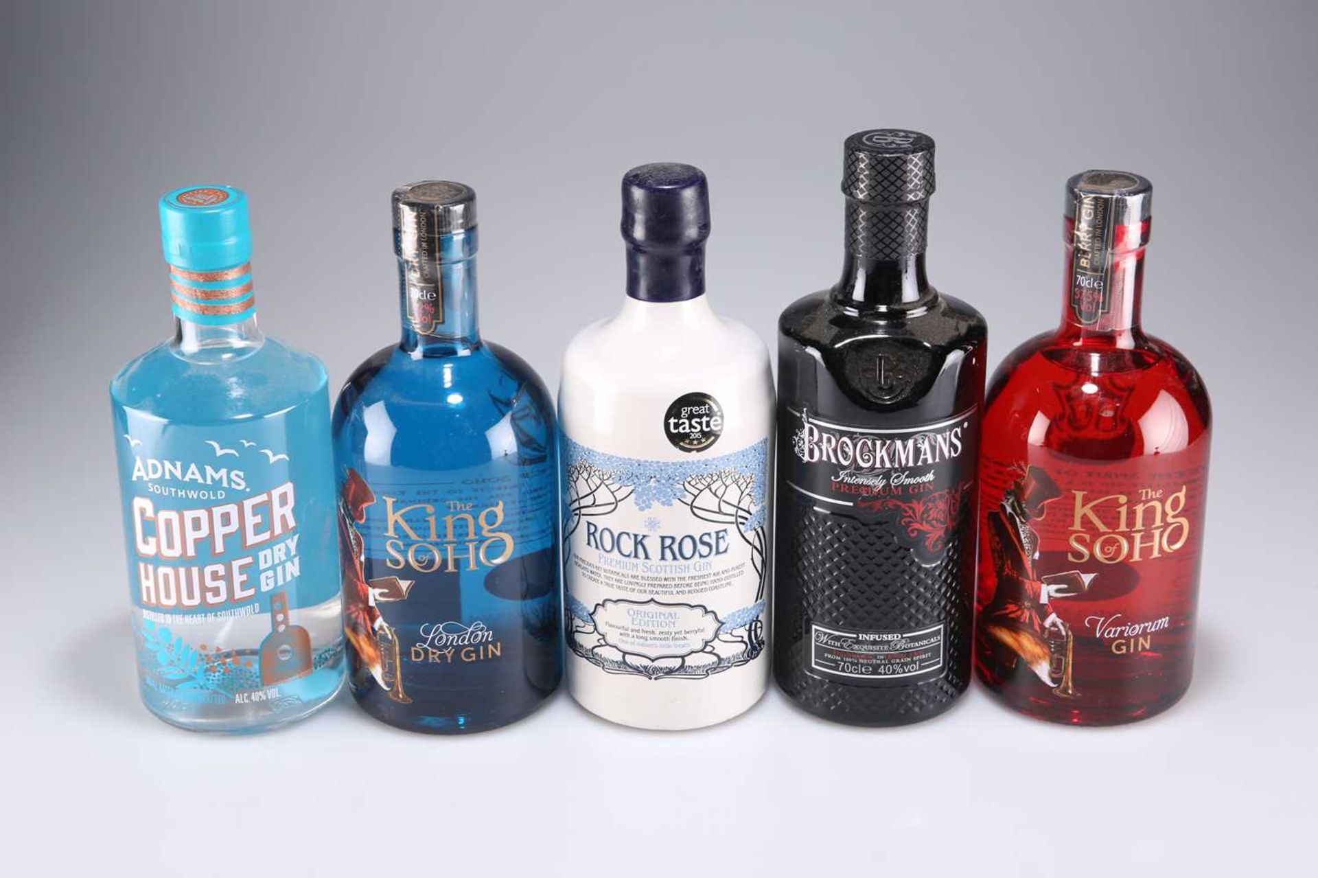 MIXED LOT VARIOUS UK GINS