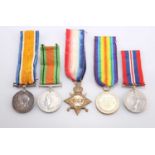 A GROUP OF MEDALS, WWI AND WWII