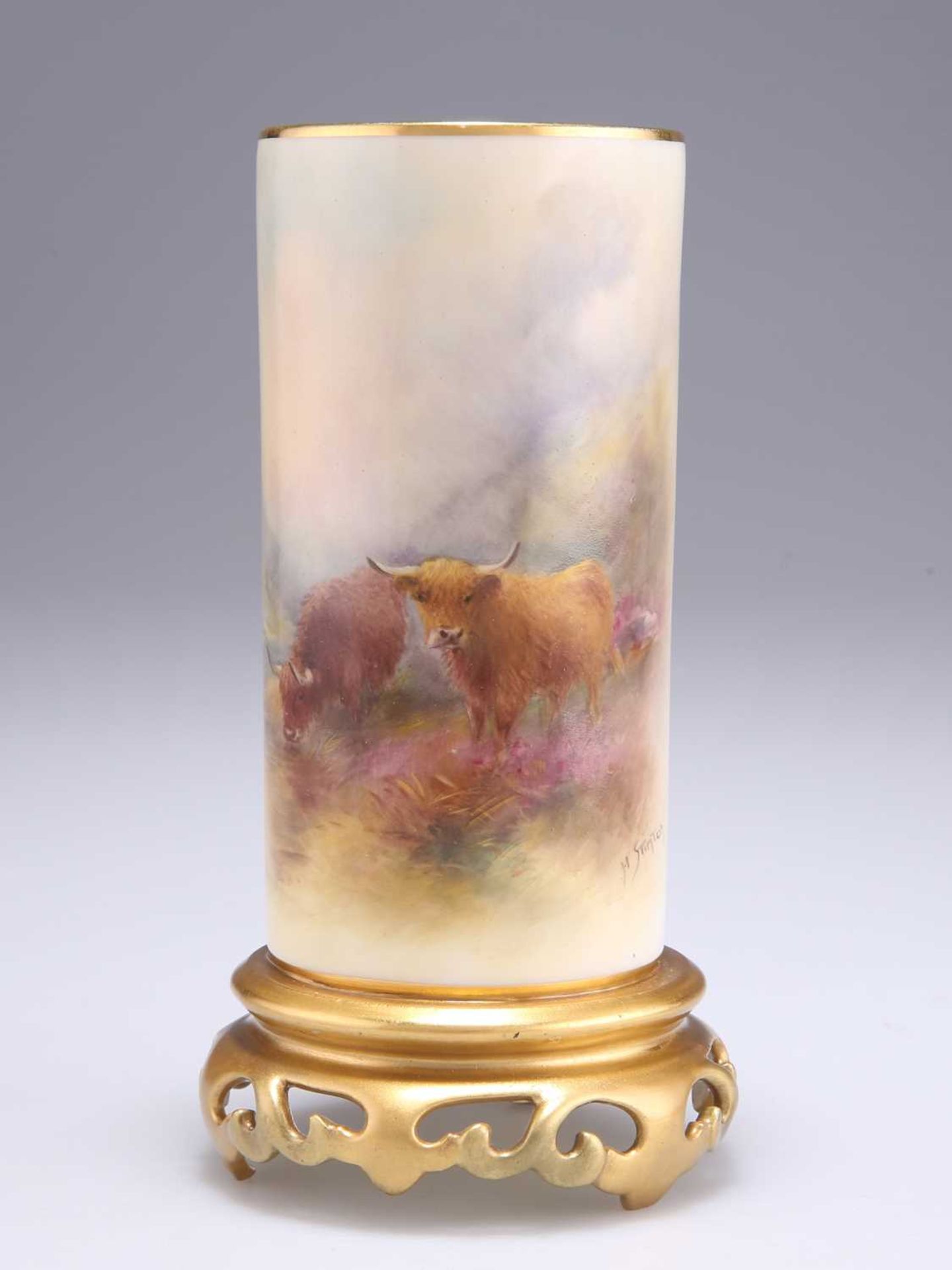 A ROYAL WORCESTER VASE