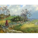 JOHN KING (1929-2014) "HOUSEHOLD REGIMENT, STONEY CASTLE" AND "THE TYNEDALE HUNT - AWAY FROM HARNHAM