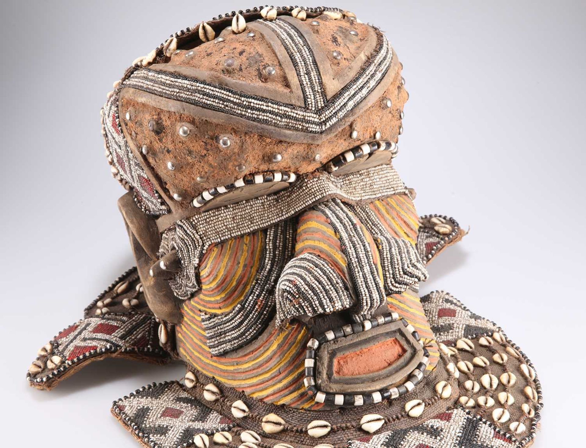 A KUBA BWOOM HELMET MASK (DEMOCRATIC REPUBLIC OF CONGO) - Image 2 of 4