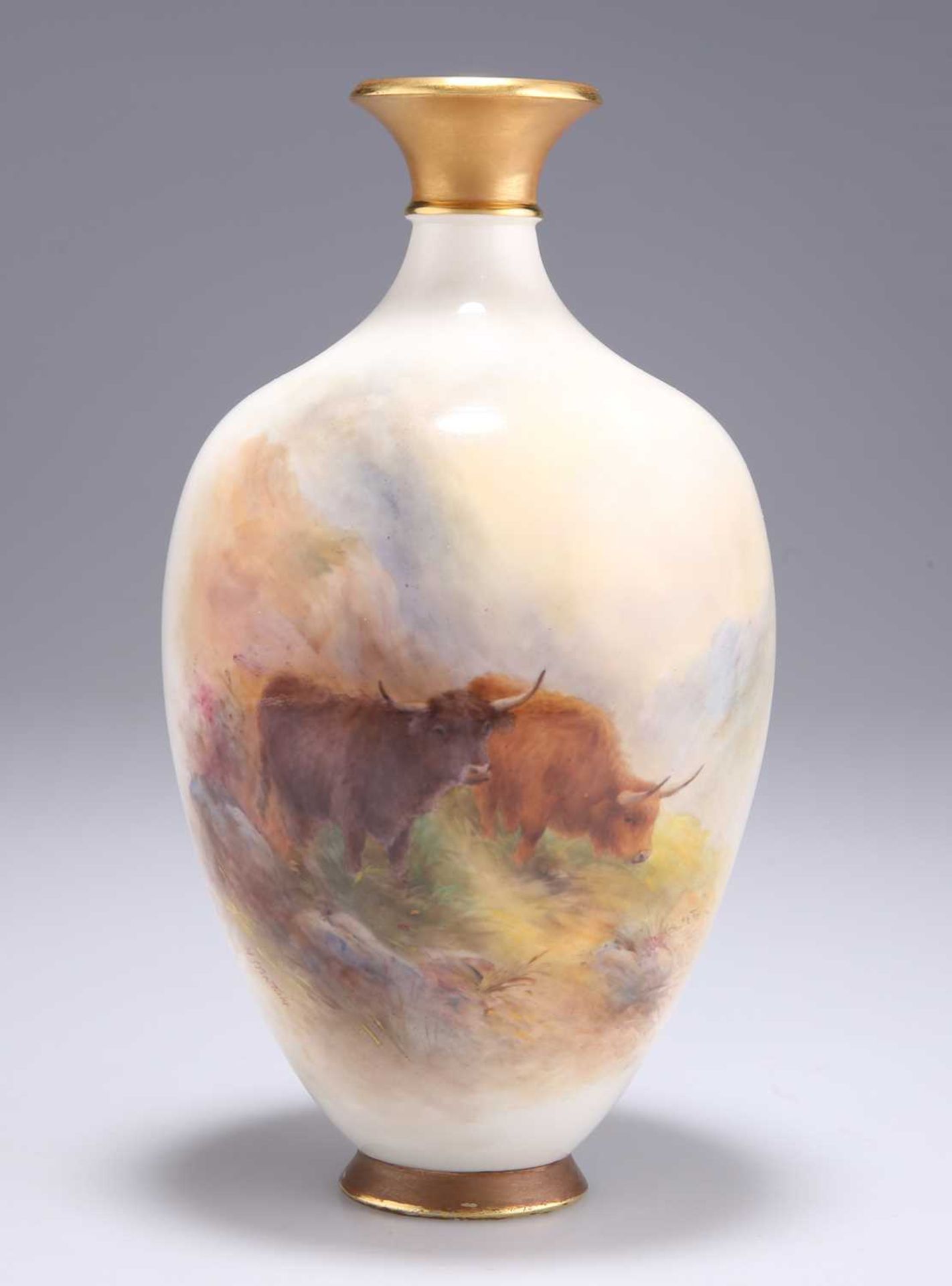 A ROYAL WORCESTER VASE