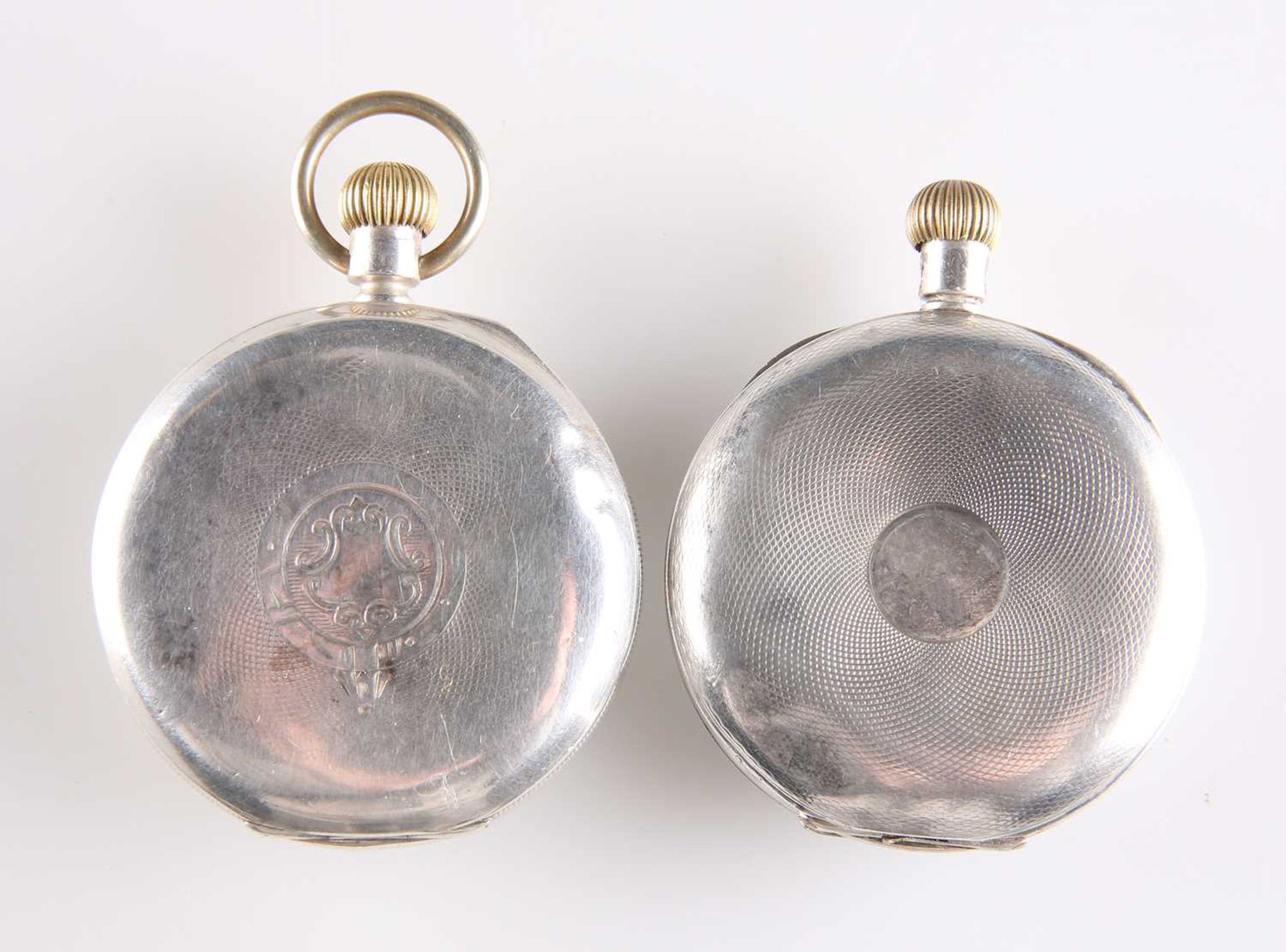 TWO SILVER POCKET WATCHES - Bild 2 aus 4