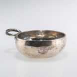 A 19TH CENTURY FRENCH SILVER TASTE-VIN