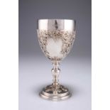 AN ELIZABETH II SILVER GOBLET