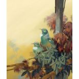 RICHARD CONSTABLE (1932-2015) ASIAN SONGBIRDS IN A TREE
