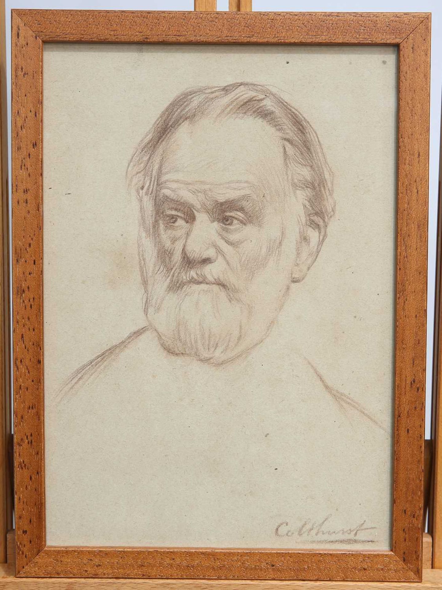 FRANCIS EDWARD COLTHURST (1874-1945) PORTRAIT OF A MAN - Image 2 of 2