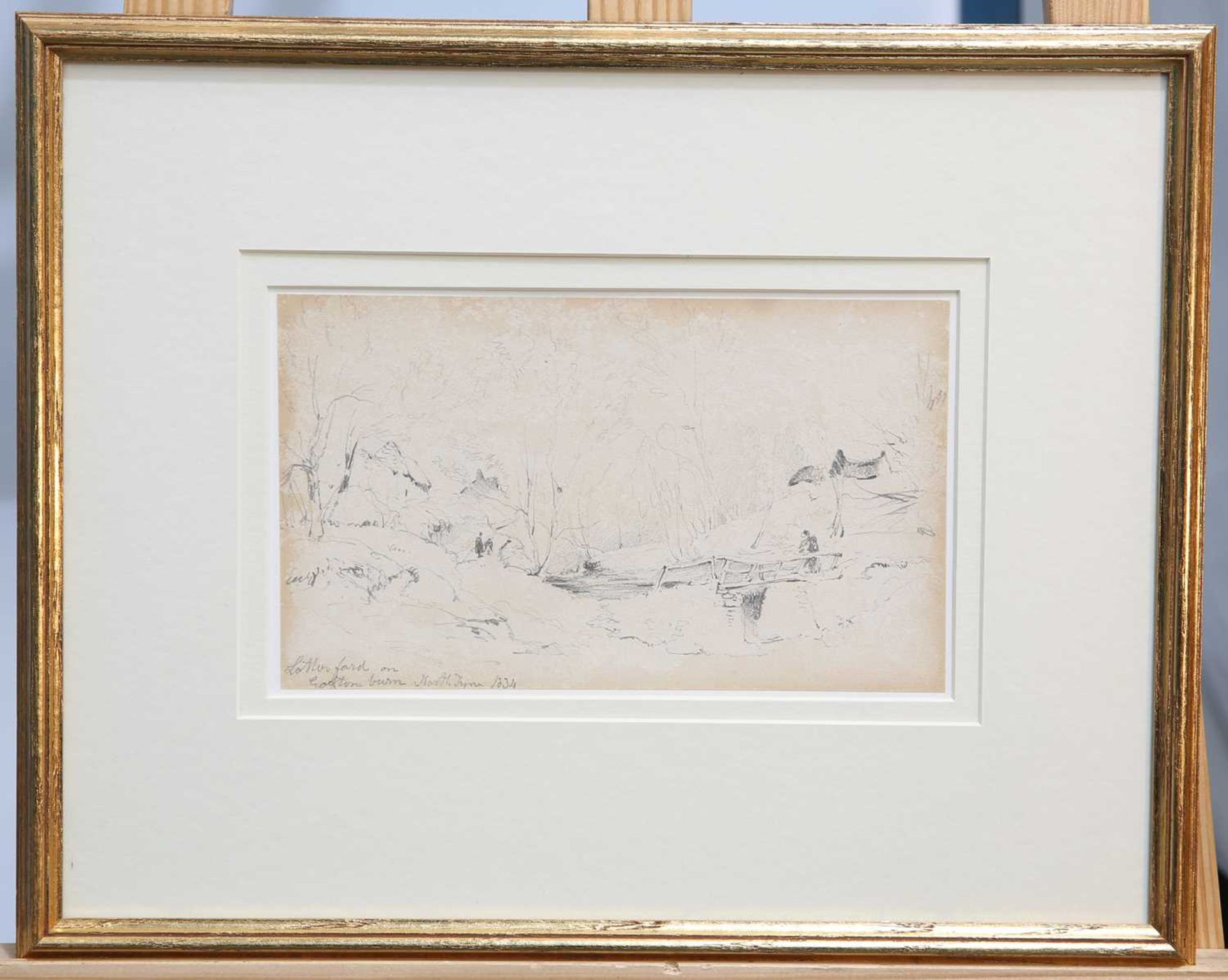 THOMAS MILES RICHARDSON JNR RWS (1813-1890) LATTERFORD ON GOFTON BURN - Image 2 of 3