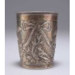 AN 18TH CENTURY RUSSIAN SILVER BEAKER