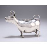 A GERMAN SILVER COW CREAMER