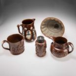 A GROUP OF 19TH CENTURY STONEWARE