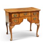 A GEORGE II WALNUT SIDE TABLE