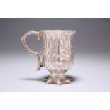 A VICTORIAN SILVER MUG