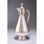 A VICTORIAN SILVER COMMUNION FLAGON