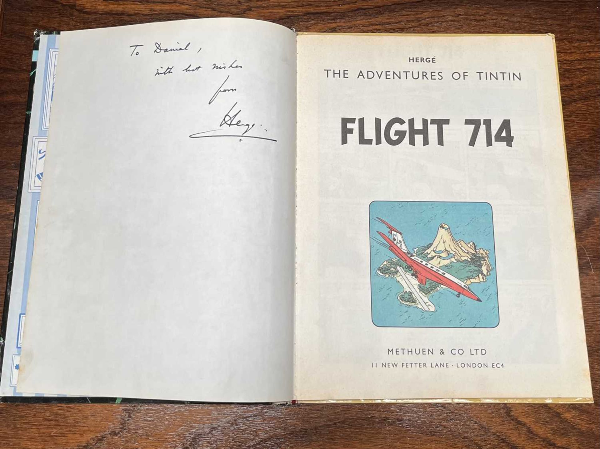 HERGÉ, TINTIN ANNUAL, 'THE ADVENTURES OF TINTIN FLIGHT 714' - Image 3 of 4