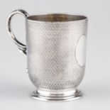 A VICTORIAN SILVER MUG