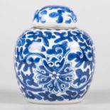 A 19TH CENTURY CHINESE BLUE AND WHITE VASE AND COVER, A CHINESE GINGER JAR AND AN IMARI PLATE