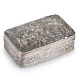 A GERMAN SILVER BOX