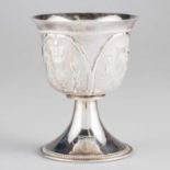 AN ELIZABETH II SCOTTISH SILVER LIMITED EDITION MILLENNIUM COMMEMORATIVE GOBLET