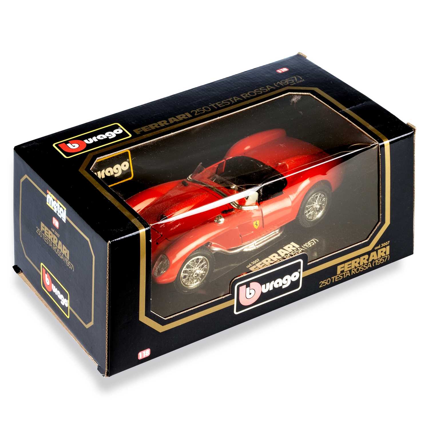 A FERRARI 250 TESTA ROSSA (1957) DIE-CAST MODEL CAR