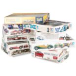 ASSORTED MODEL KIT RACING CARS AND ENGINES