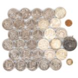 A MIXED GROUP OF AMERICAN COINS