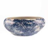 A LARGE CHINESE BLUE AND WHITE PORCELAIN CENSER
