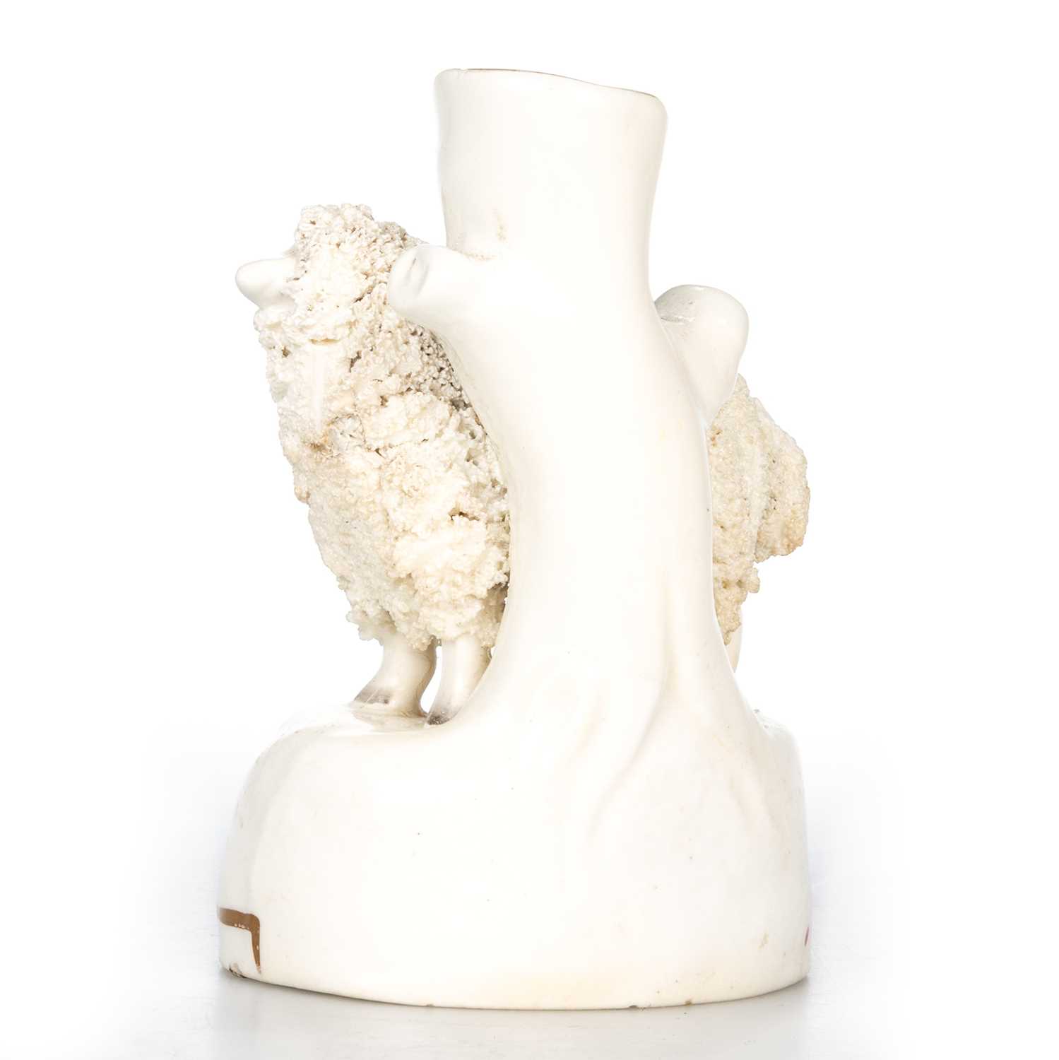 A STAFFORDSHIRE SHEEP SPILL VASE, CIRCA 1840 - Image 3 of 3