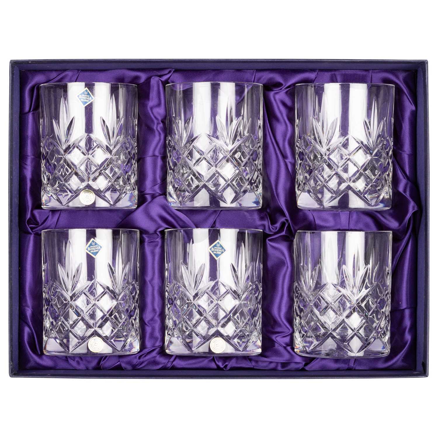 A COLLECTION OF STEFANO DALUCCA CUT CRYSTAL GLASSES - Image 5 of 5